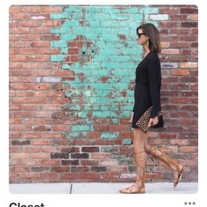 Black M. gemi gladiator sandals